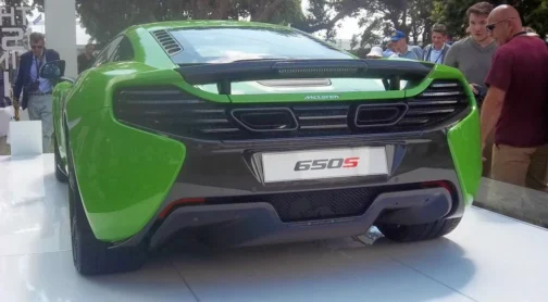 MCLAREN 650S PLASTIC REAR BUMPER CENTRE SECTION