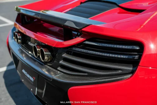 MCLAREN 650S CAN-AM CARBON REAR BUMPER PANEL GRILL