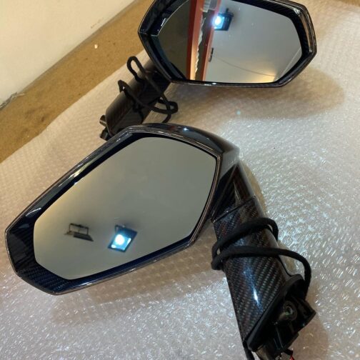 Aventador stunning carbon wig mirrors left and right