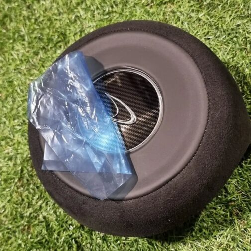 McLaren Black Alcantara Steering Wheel Air Bag