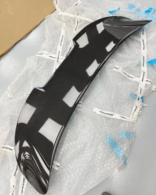 McLaren MSO 765LT OEM MSO carbon spoiler. - Image 2