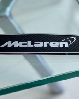 genuine McLaren carbon fiber front badge emblem fit various McLaren models, including MP4-12C, 650S, 675LT, 540C, 570S, 720S, and P1